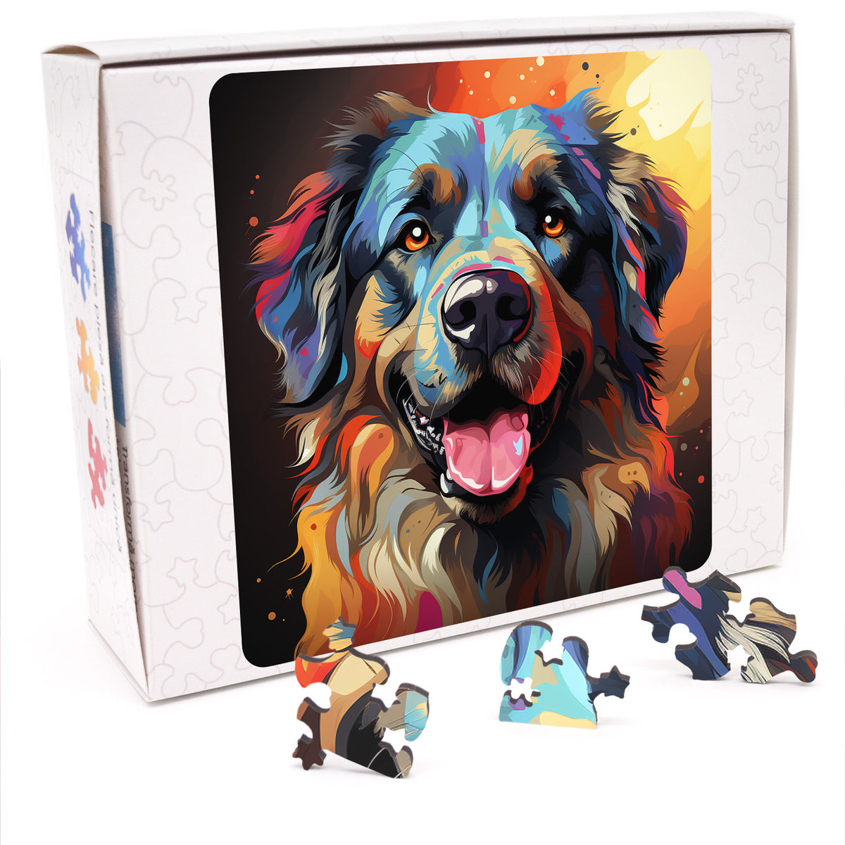 Puzzle cu Animale - Caini - Leonberger 3