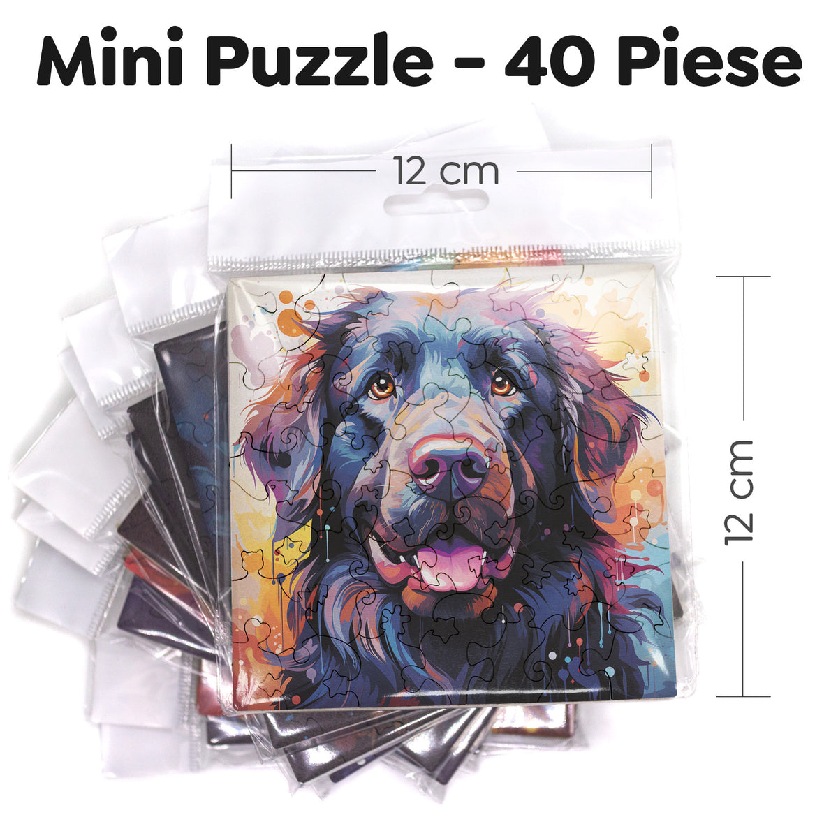 Puzzle cu Animale - Caini - Newfoundland 2