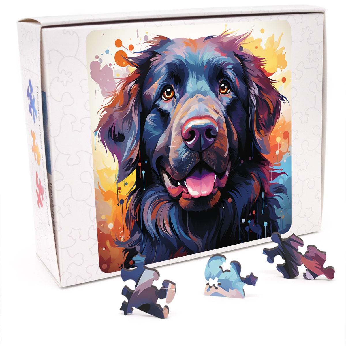 Puzzle cu Animale - Caini - Newfoundland 2