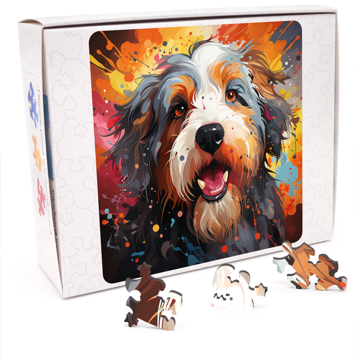 Puzzle cu Caini - Old English Sheep Dog 3