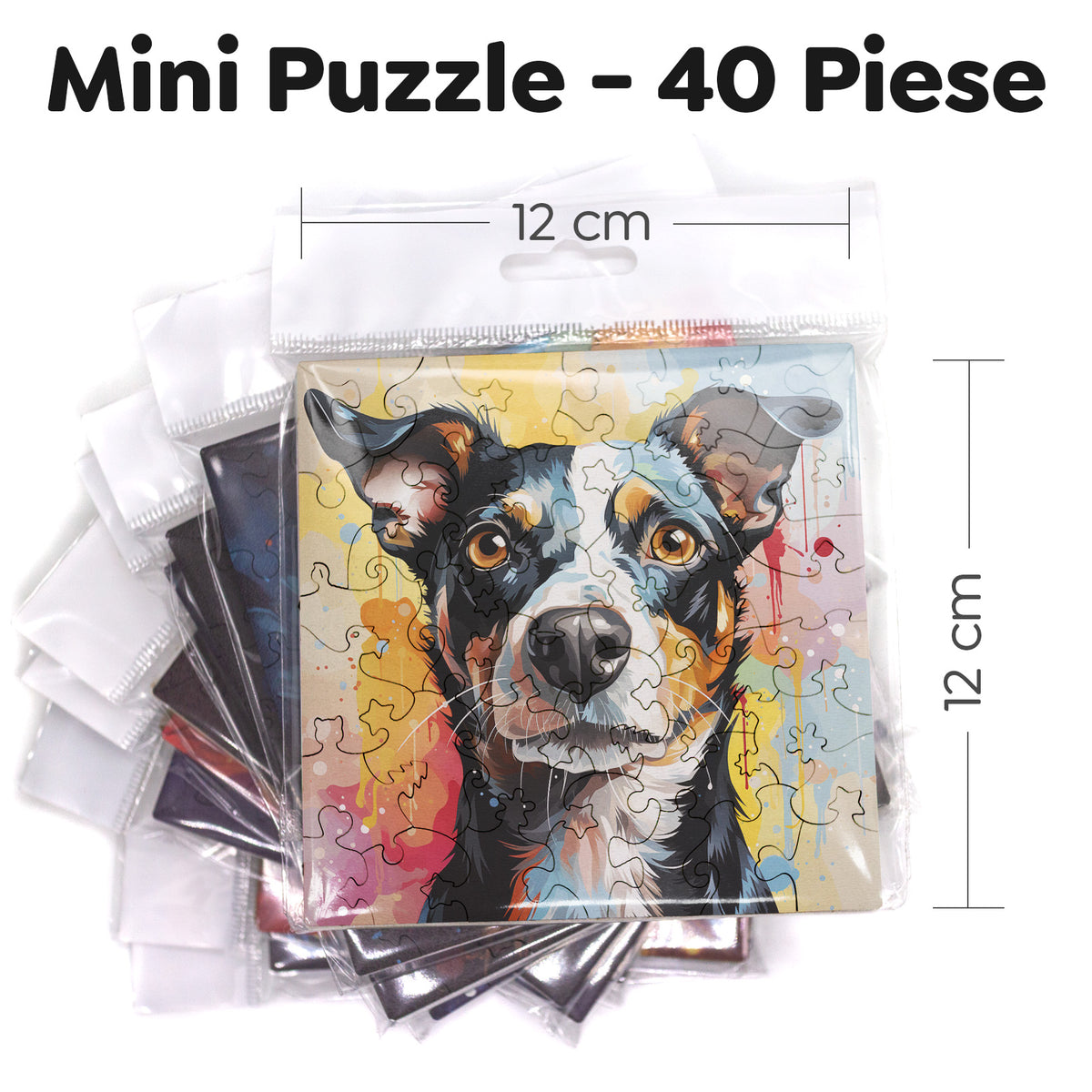 Puzzle cu Caini - Rat Terrier 1
