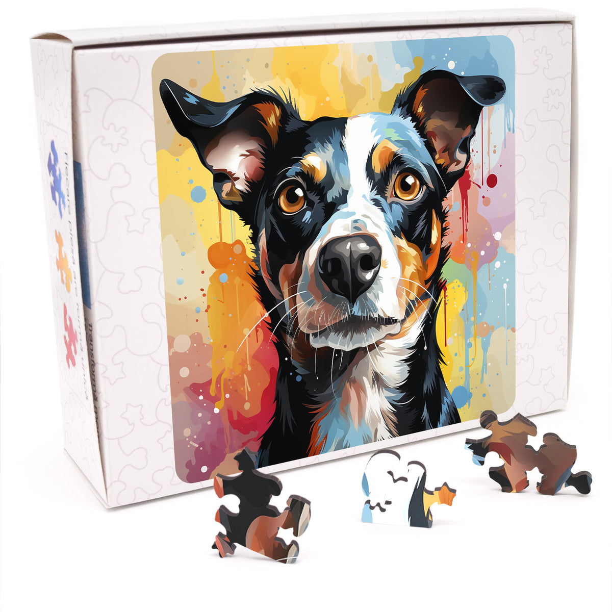 Puzzle cu Caini - Rat Terrier 1