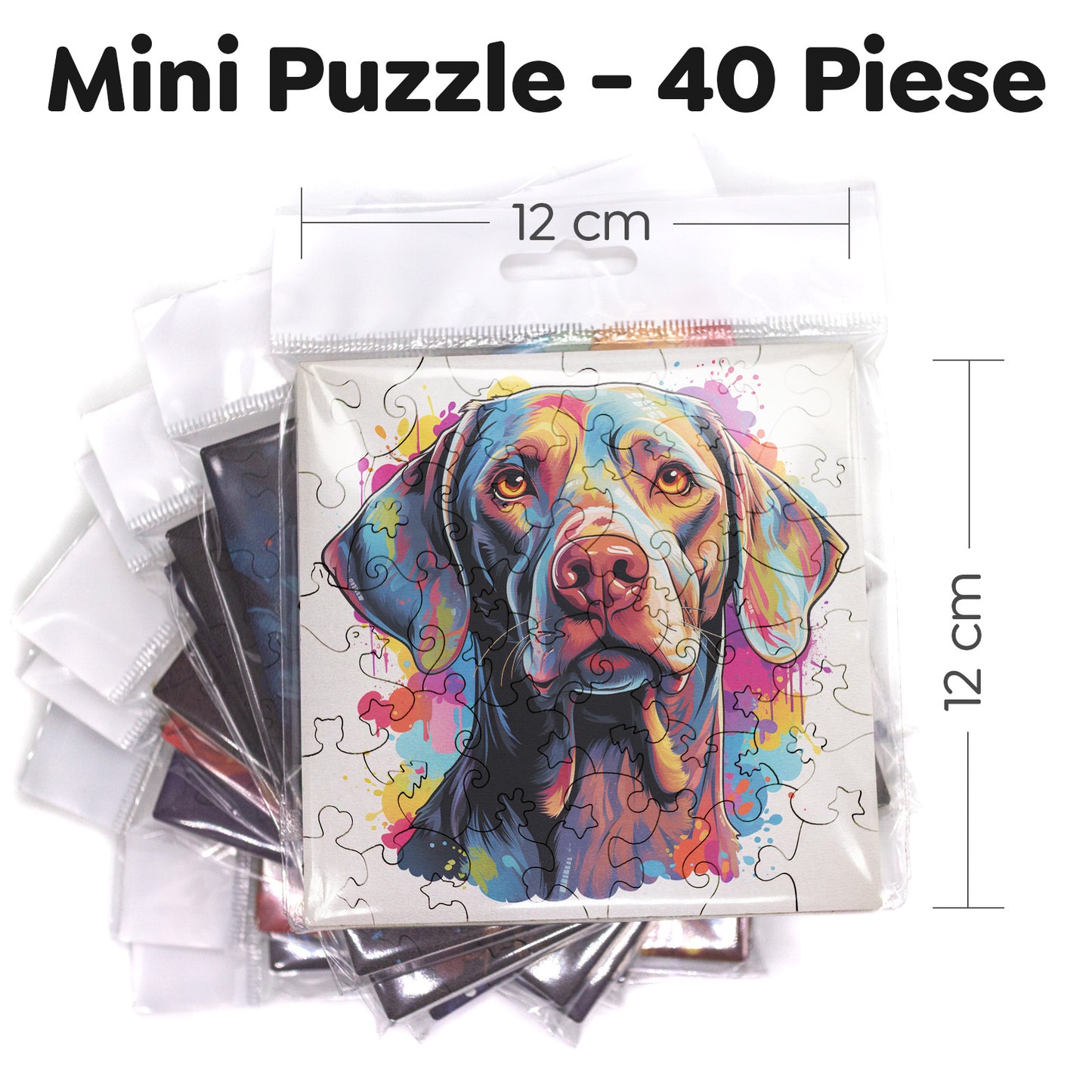 Puzzle cu Caini - Weimaraner 4