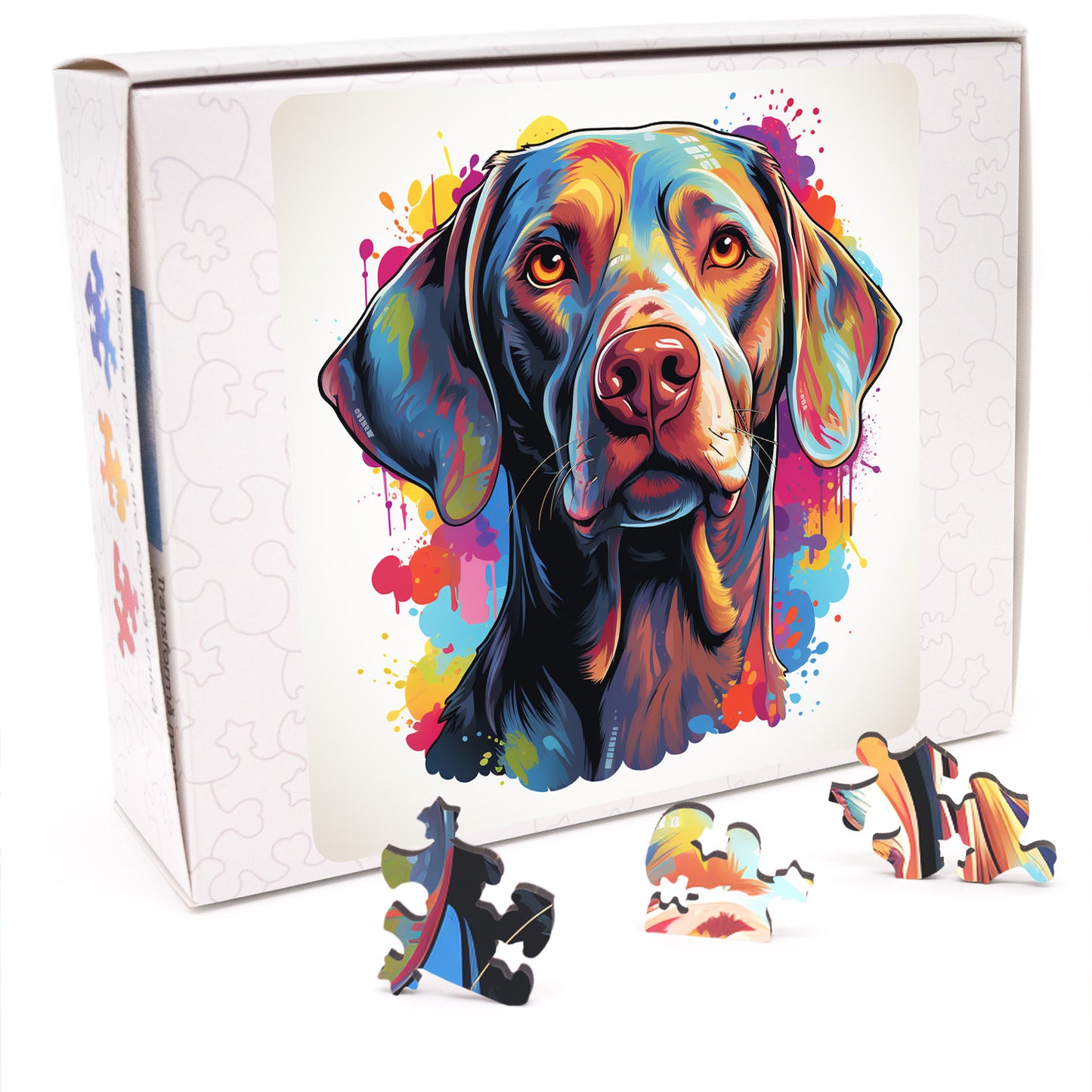 Puzzle cu Caini - Weimaraner 4