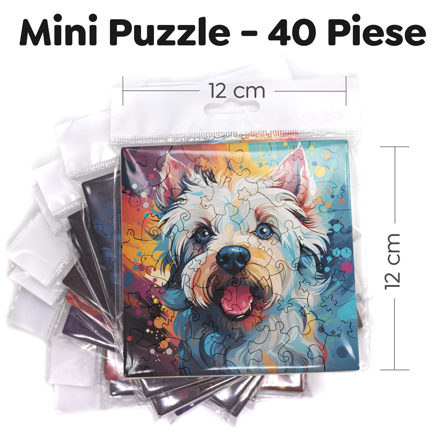 Puzzle cu Caini - West Highland White Terrier 2
