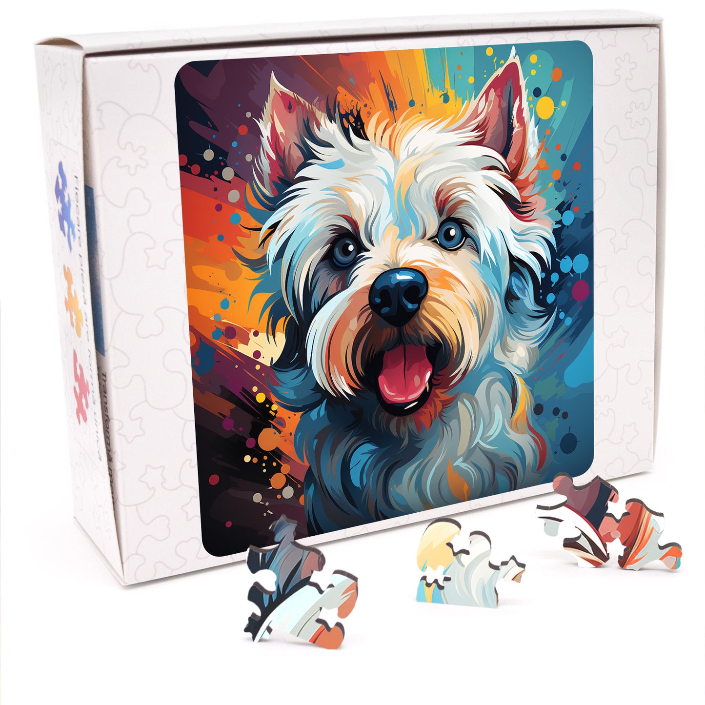 Puzzle cu Caini - West Highland White Terrier 2