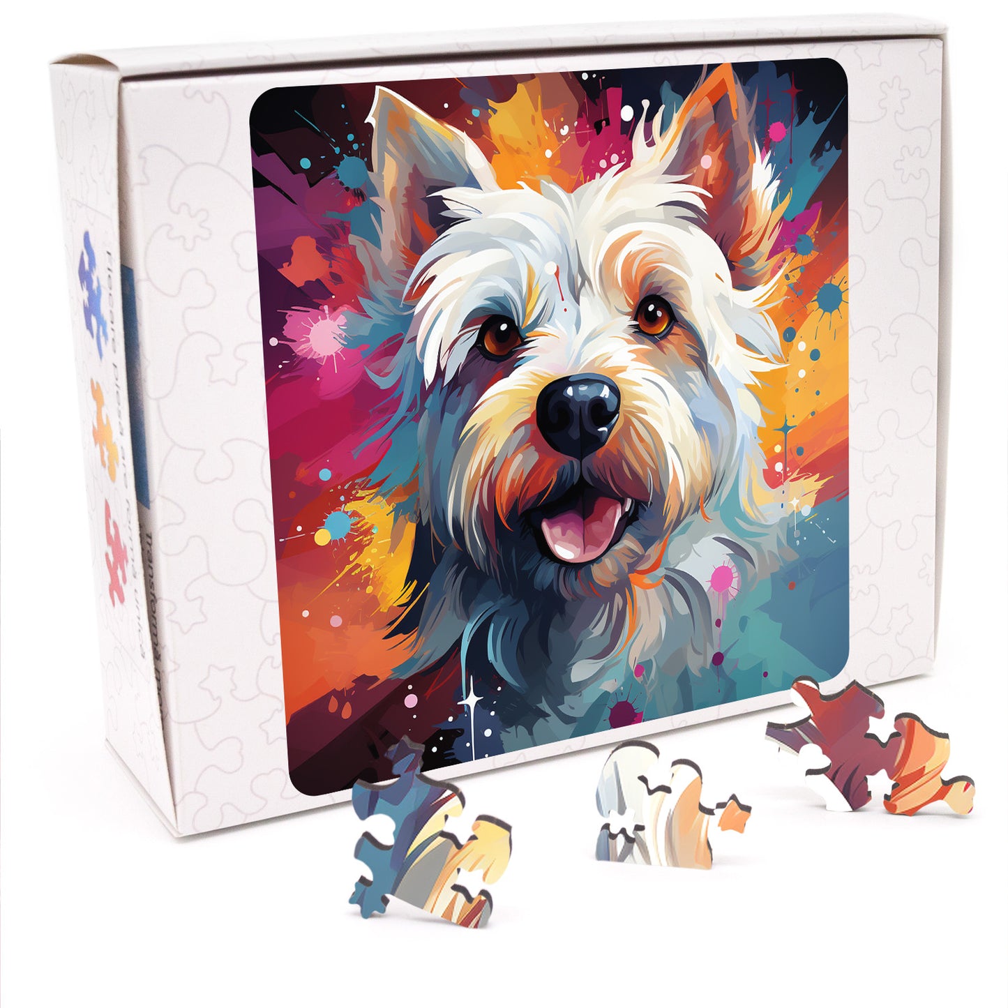 Puzzle cu Caini - West Highland White Terrier 3