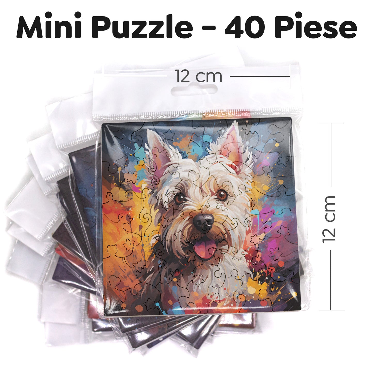 Puzzle cu Caini - West Highland White Terrier 4