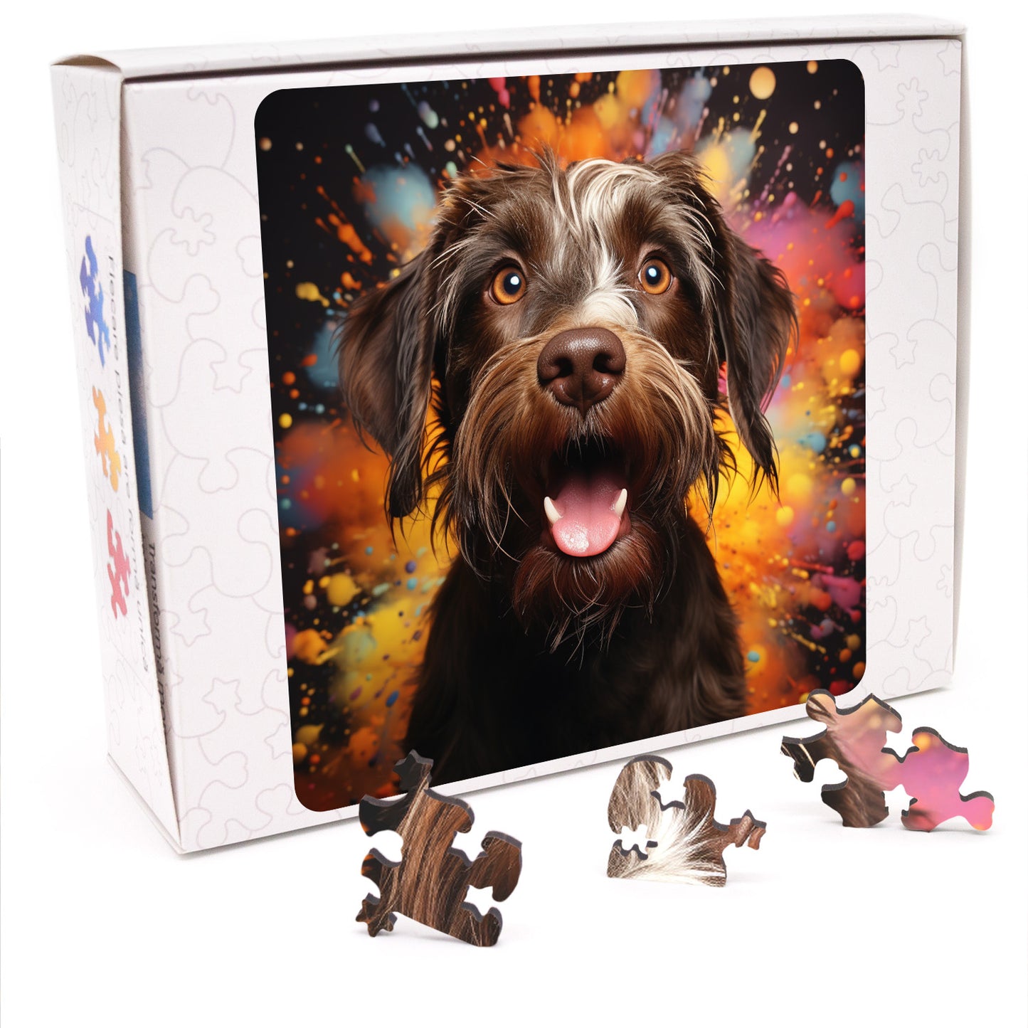 Puzzle cu Caini - Wirehaired Pointing Griffon 3
