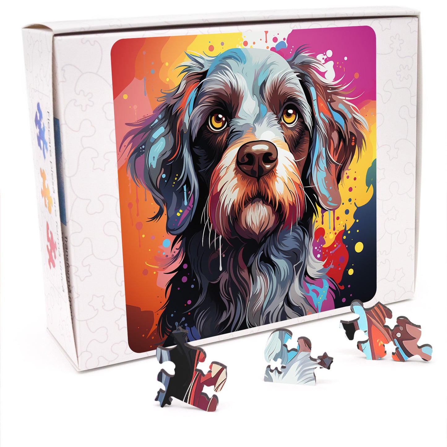 Puzzle cu Caini - Wirehaired Pointing Griffon 2