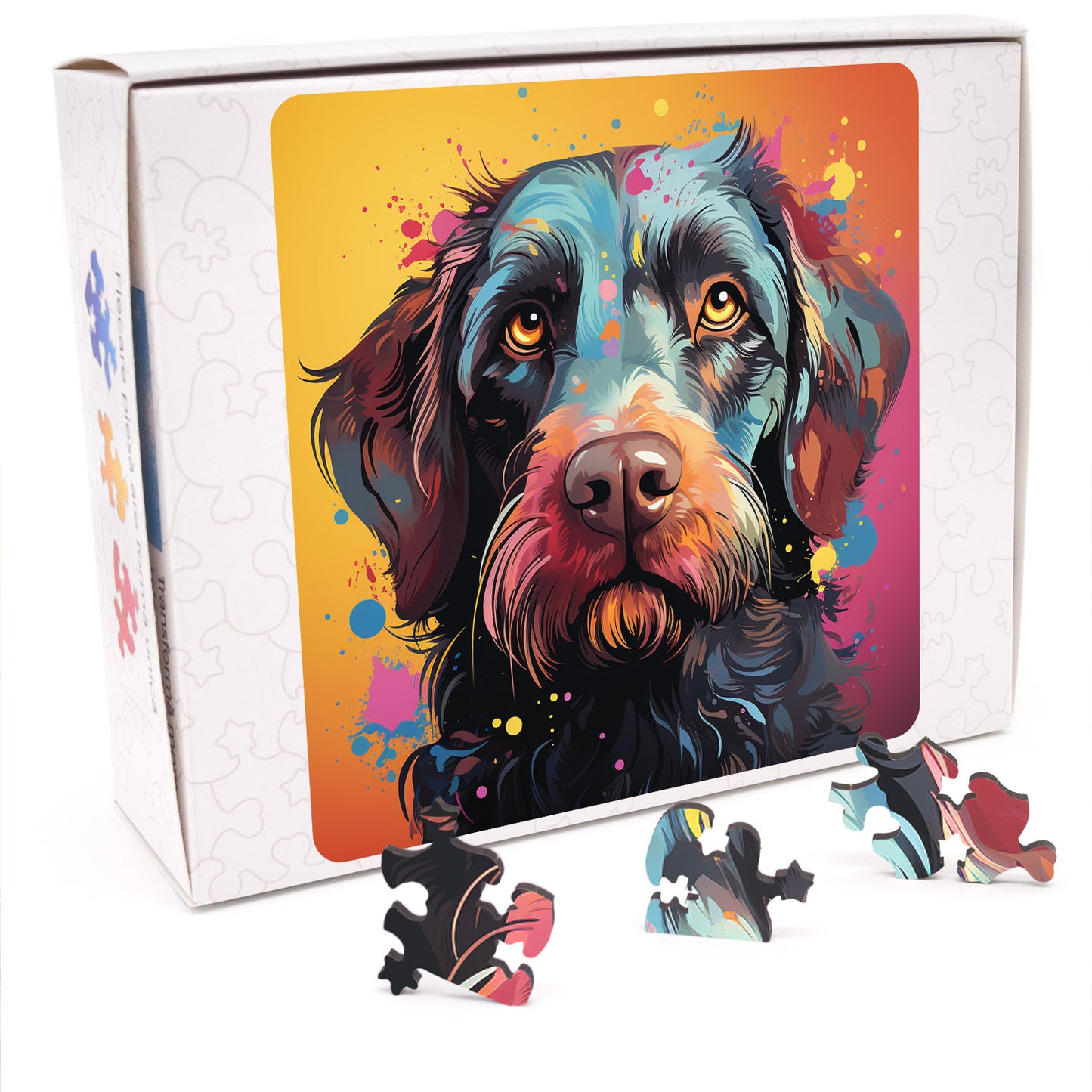 Puzzle cu Caini - Wirehaired Pointing Griffon 4