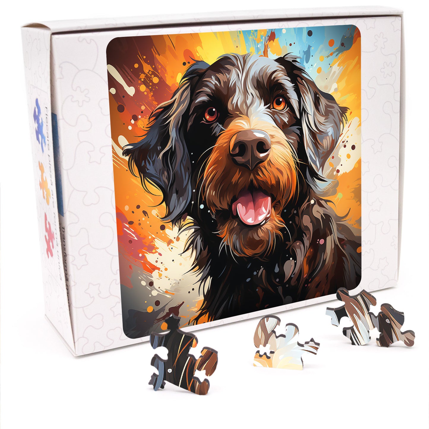 Puzzle cu Caini - Wirehaired Pointing Griffon 1