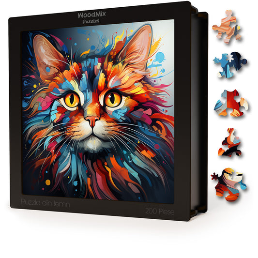 Puzzle cu Pisici - Aegean 1 - 200 piese - 30 x 30 cm