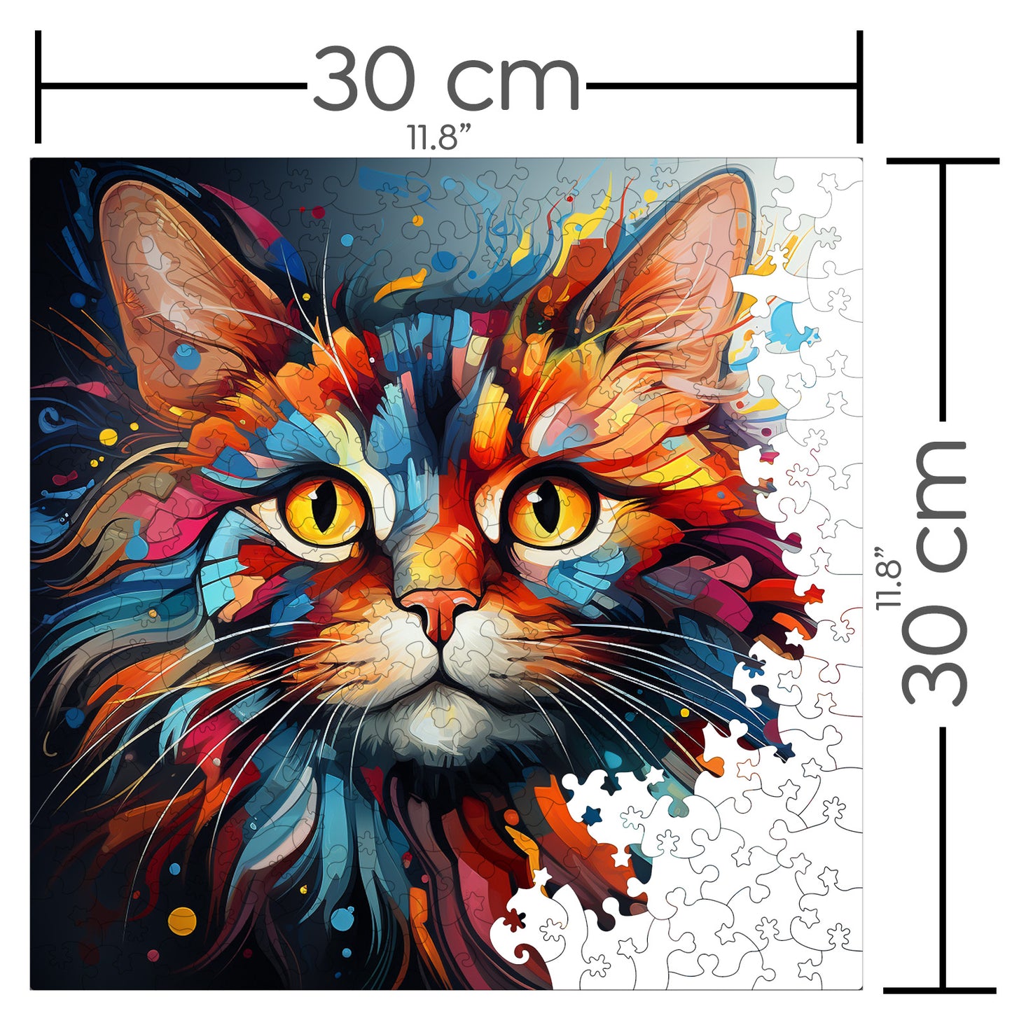 Puzzle cu Pisici - Aegean 1 - 200 piese - 30 x 30 cm