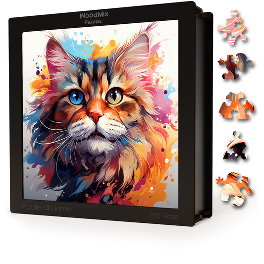 Puzzle cu Pisici - Aegean 3 - 200 piese - 30 x 30 cm