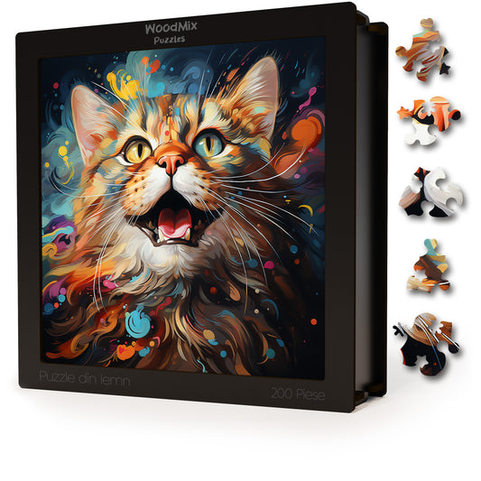 Puzzle cu Pisici - Aegean 4 - 200 piese - 30 x 30 cm