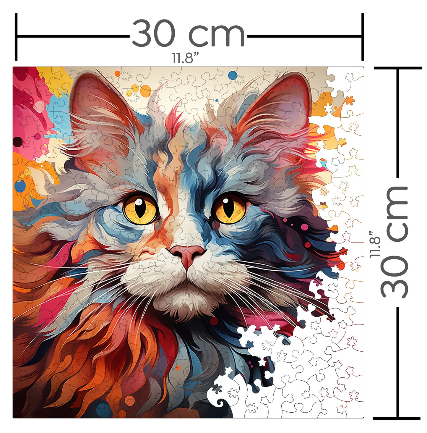 Puzzle cu Pisici - American Curl 1 - 200 piese - 30 x 30 cm