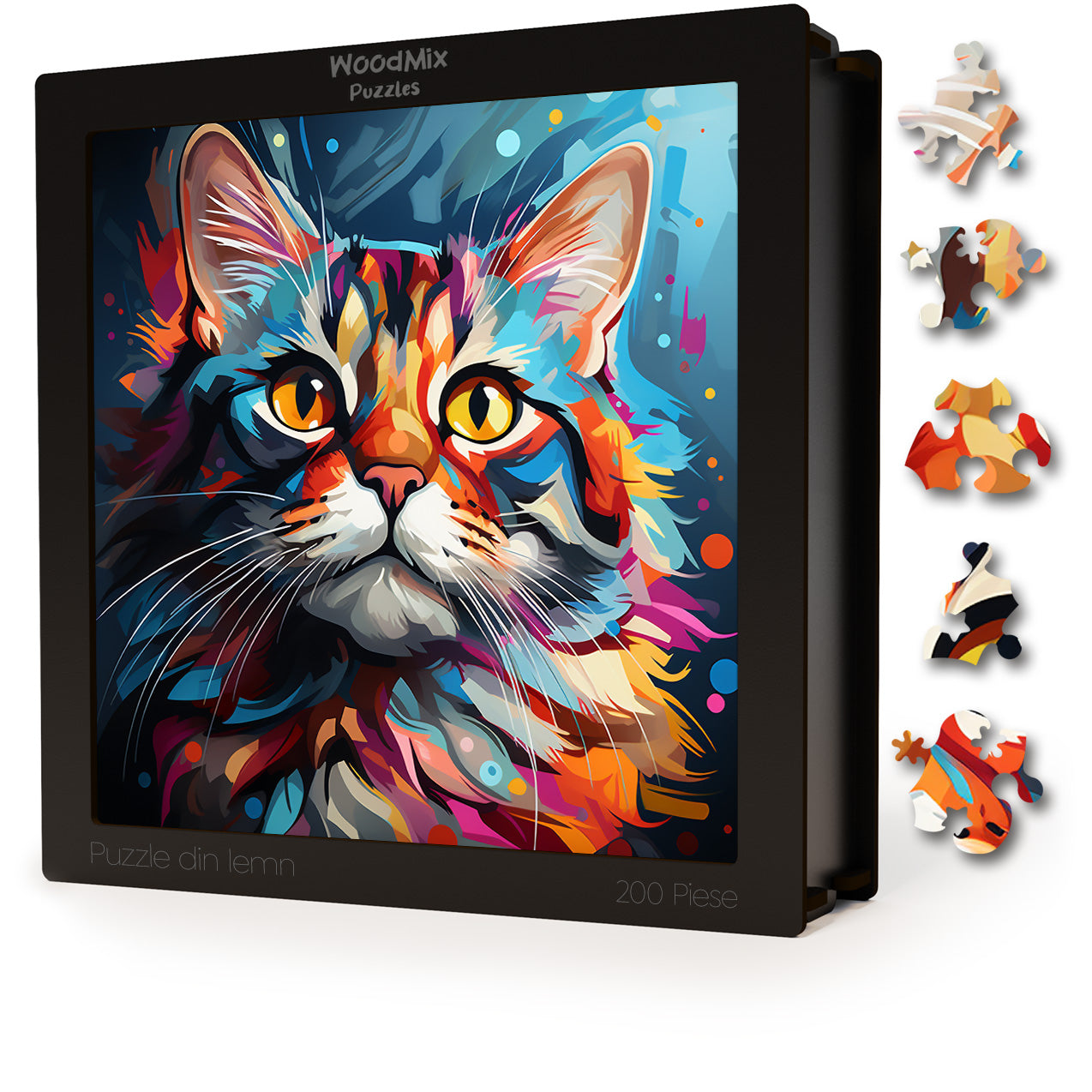 Puzzle cu Pisici - American Shorthair 1 - 200 piese - 30 x 30 cm