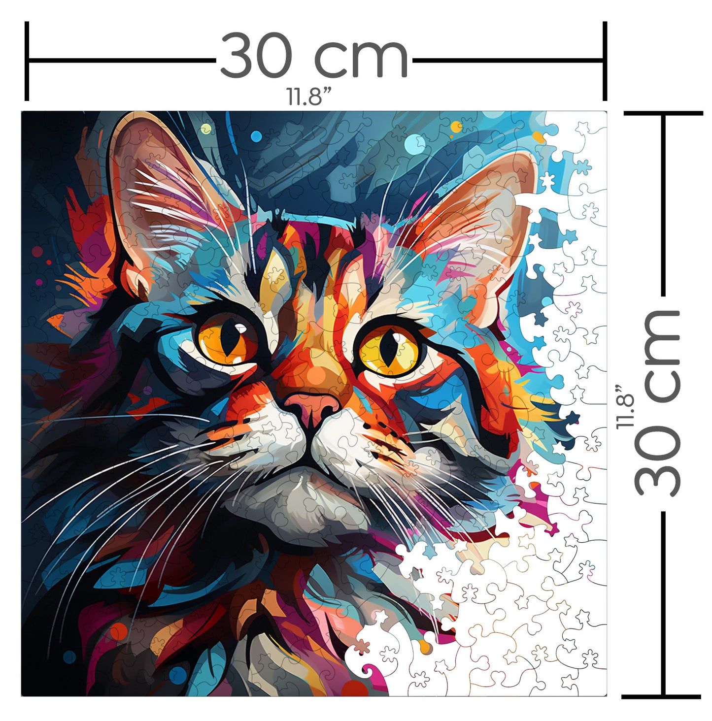 Puzzle cu Pisici - American Shorthair 1 - 200 piese - 30 x 30 cm