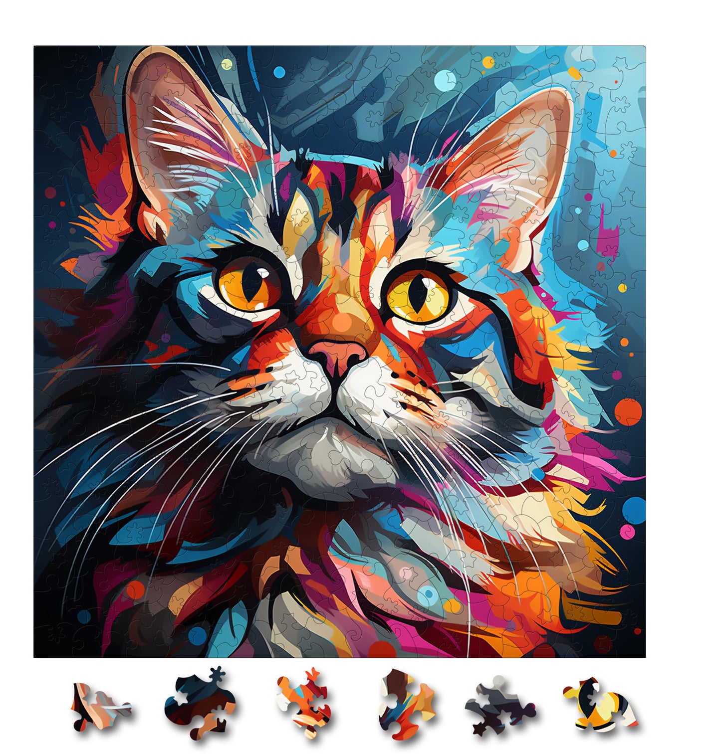 Puzzle cu Pisici - American Shorthair 1 - 200 piese - 30 x 30 cm