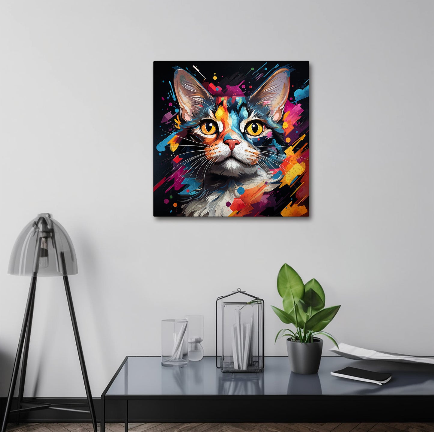 Puzzle cu Pisici - American Wirehair 2 - 200 piese - 30 x 30 cm