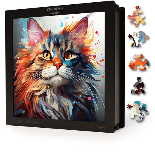Puzzle cu Pisici - Aphrodite Giant 2 - 200 piese - 30 x 30 cm