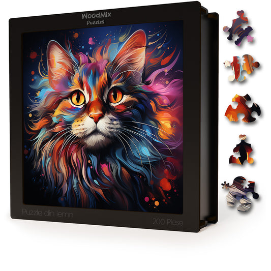 Puzzle cu Pisici - Aphrodite Giant 3 - 200 piese - 30 x 30 cm