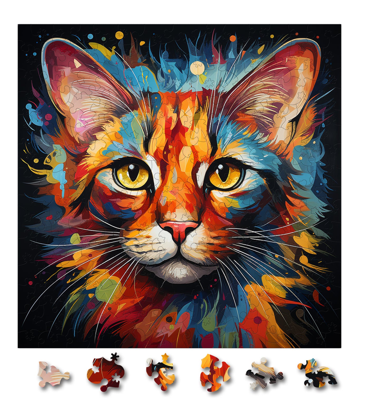 Puzzle cu Pisici - Arabian Mau 1 - 200 piese - 30 x 30 cm
