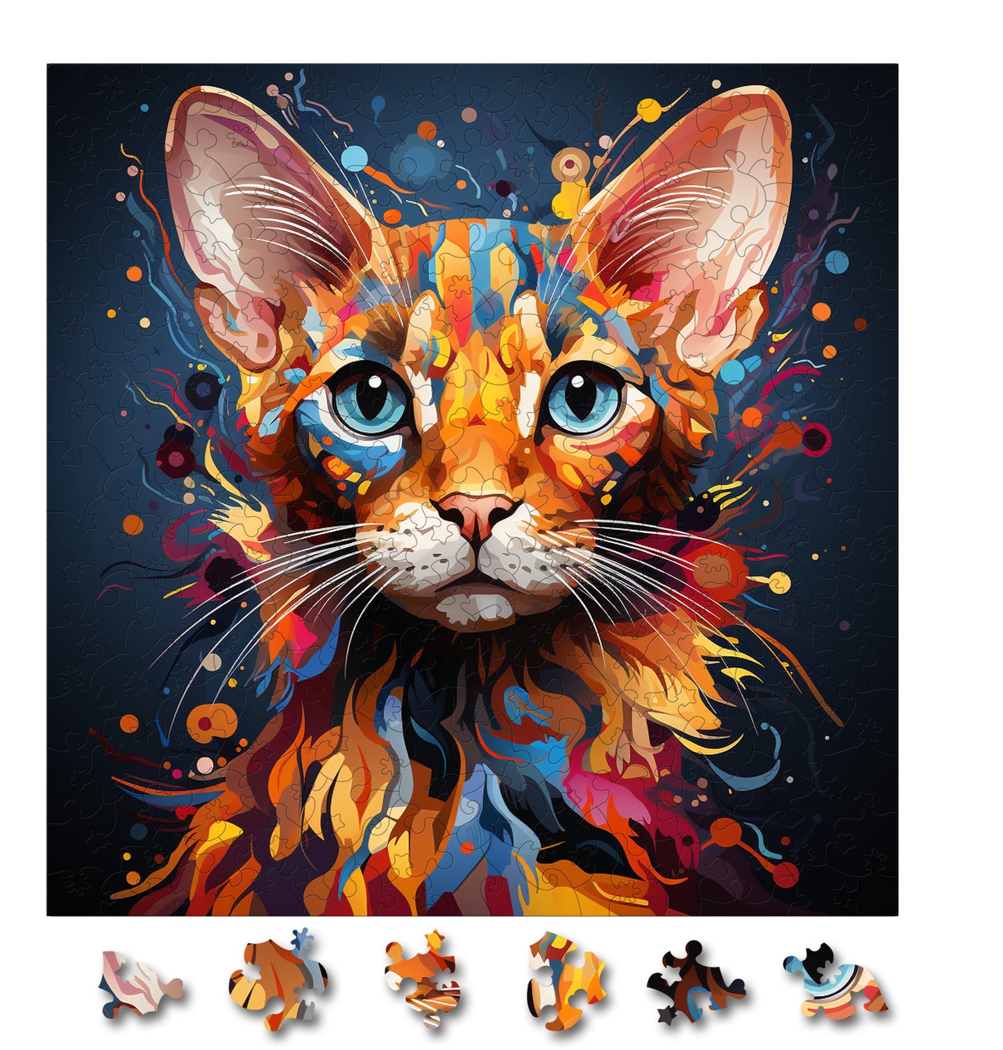 Puzzle cu Pisici - Arabian Mau 3 - 200 piese - 30 x 30 cm