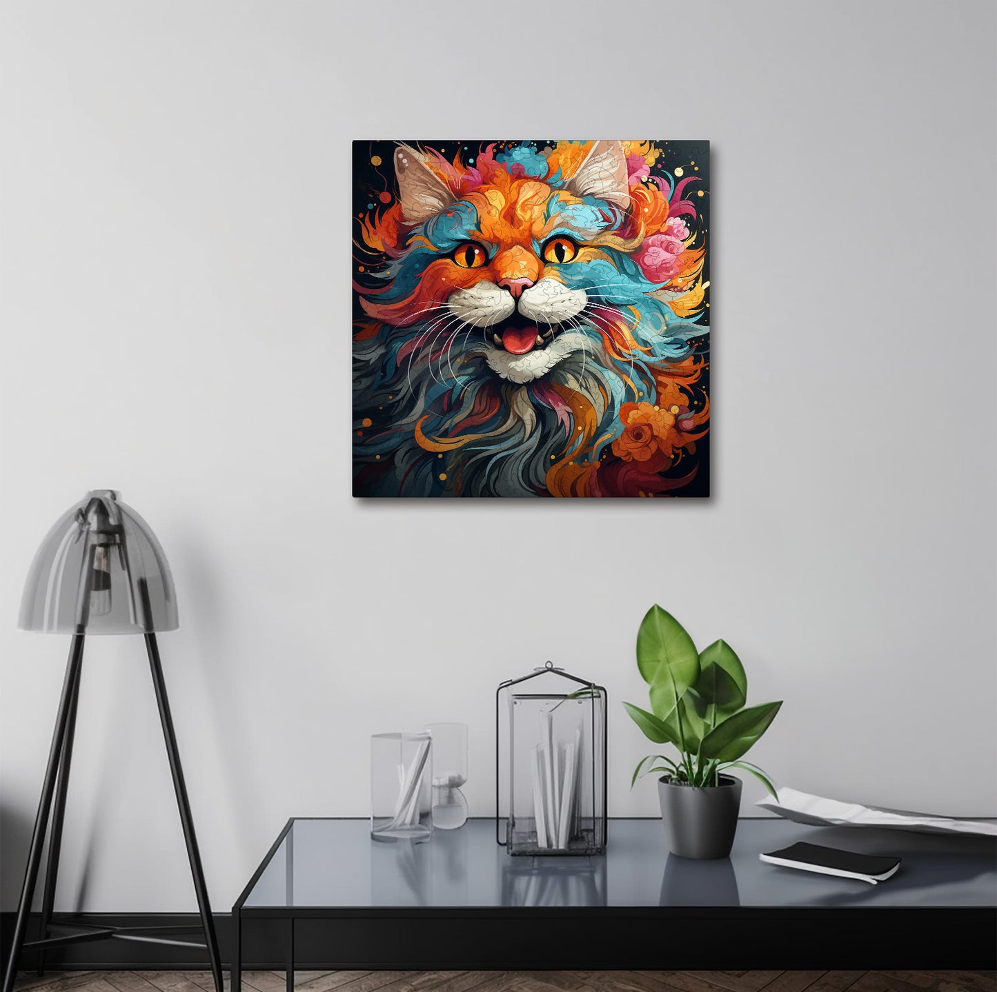 Puzzle cu Pisici - Asian 1 - 200 piese - 30 x 30 cm