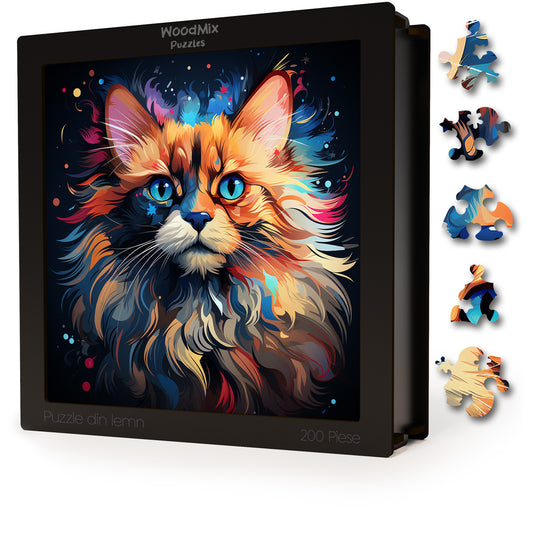 Puzzle cu Pisici - Balinese 3 - 200 piese - 30 x 30 cm