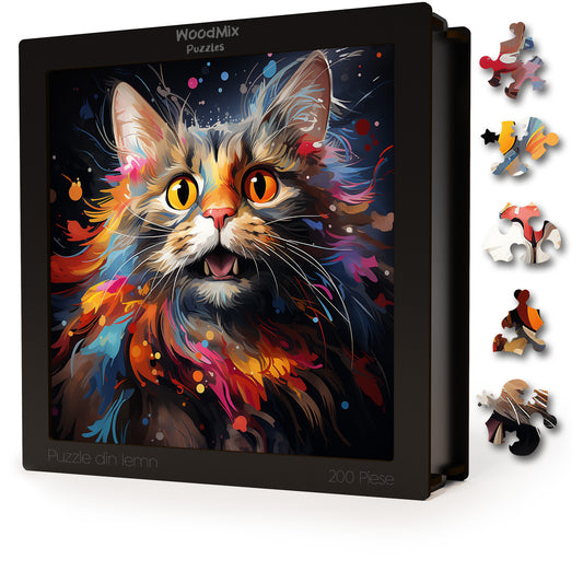 Puzzle cu Pisici - Bambino 3 - 200 piese - 30 x 30 cm