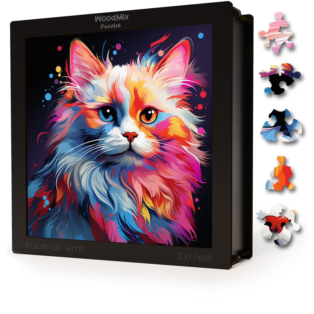 Puzzle cu Pisici - Birman 3 - 200 piese - 30 x 30 cm