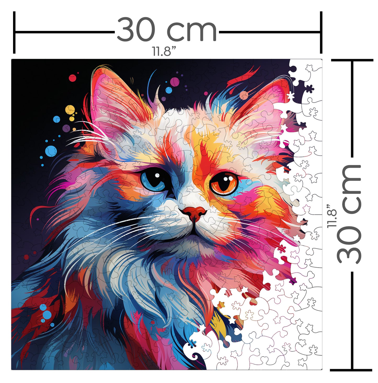 Puzzle cu Pisici - Birman 3 - 200 piese - 30 x 30 cm