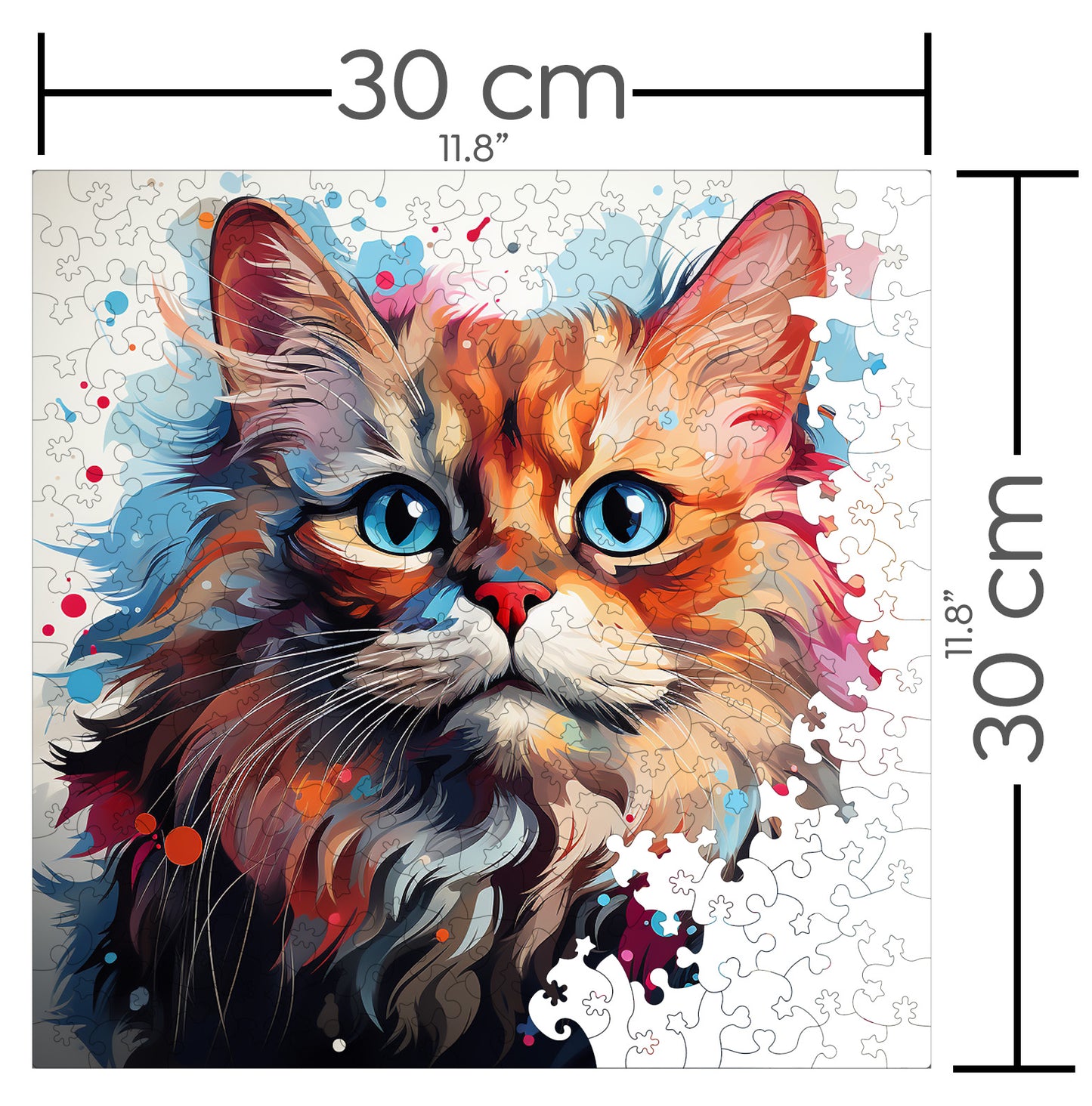 Puzzle cu Pisici - Birman 4 - 200 piese - 30 x 30 cm