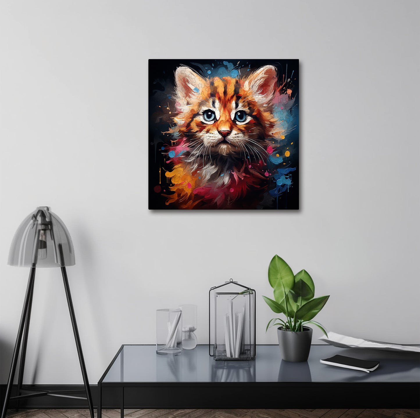 Puzzle cu Pisici - Baby Bobcat 6 - 200 piese - 30 x 30 cm