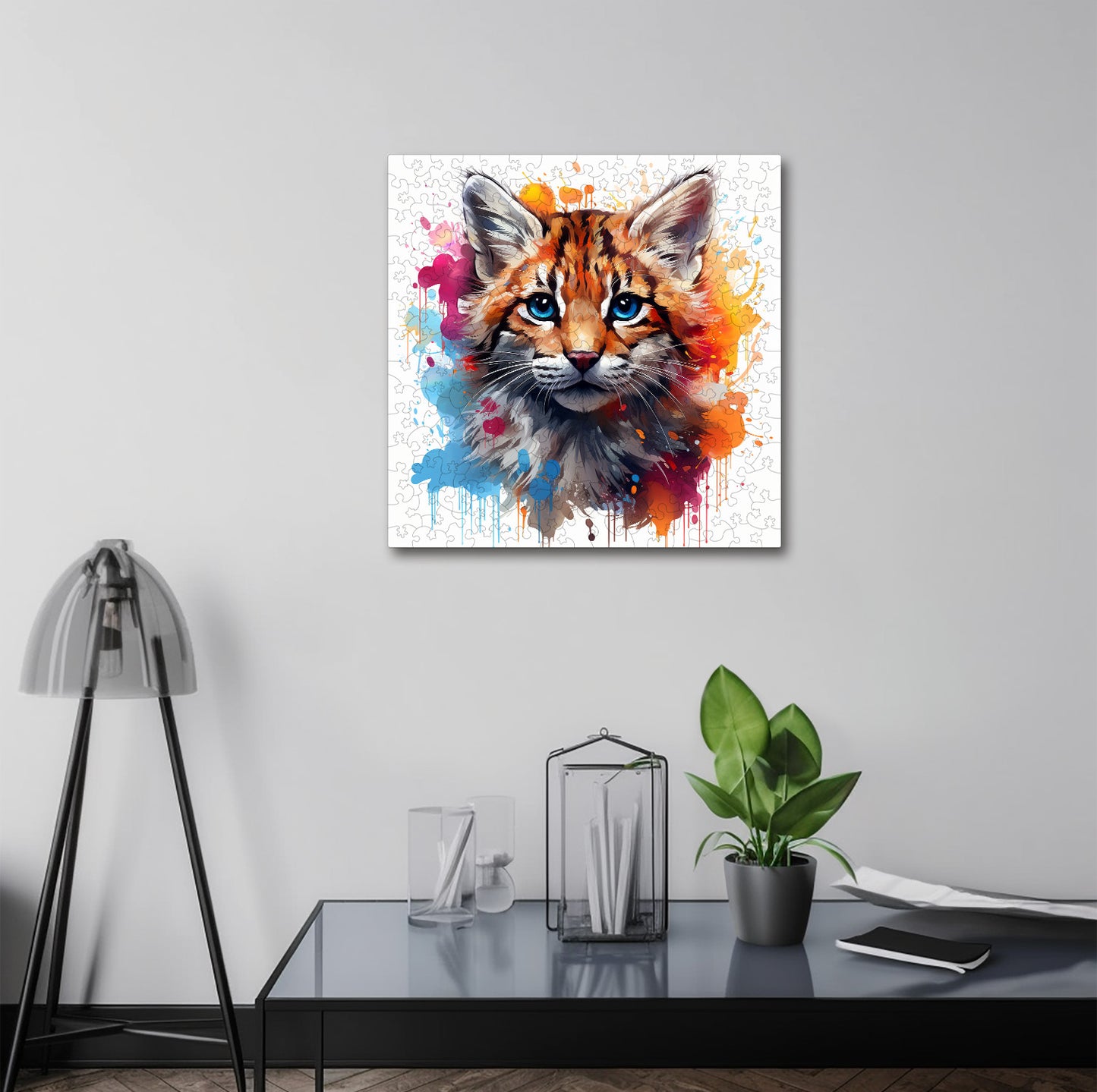 Puzzle cu Pisici - Baby Bobcat 2 - 200 piese - 30 x 30 cm