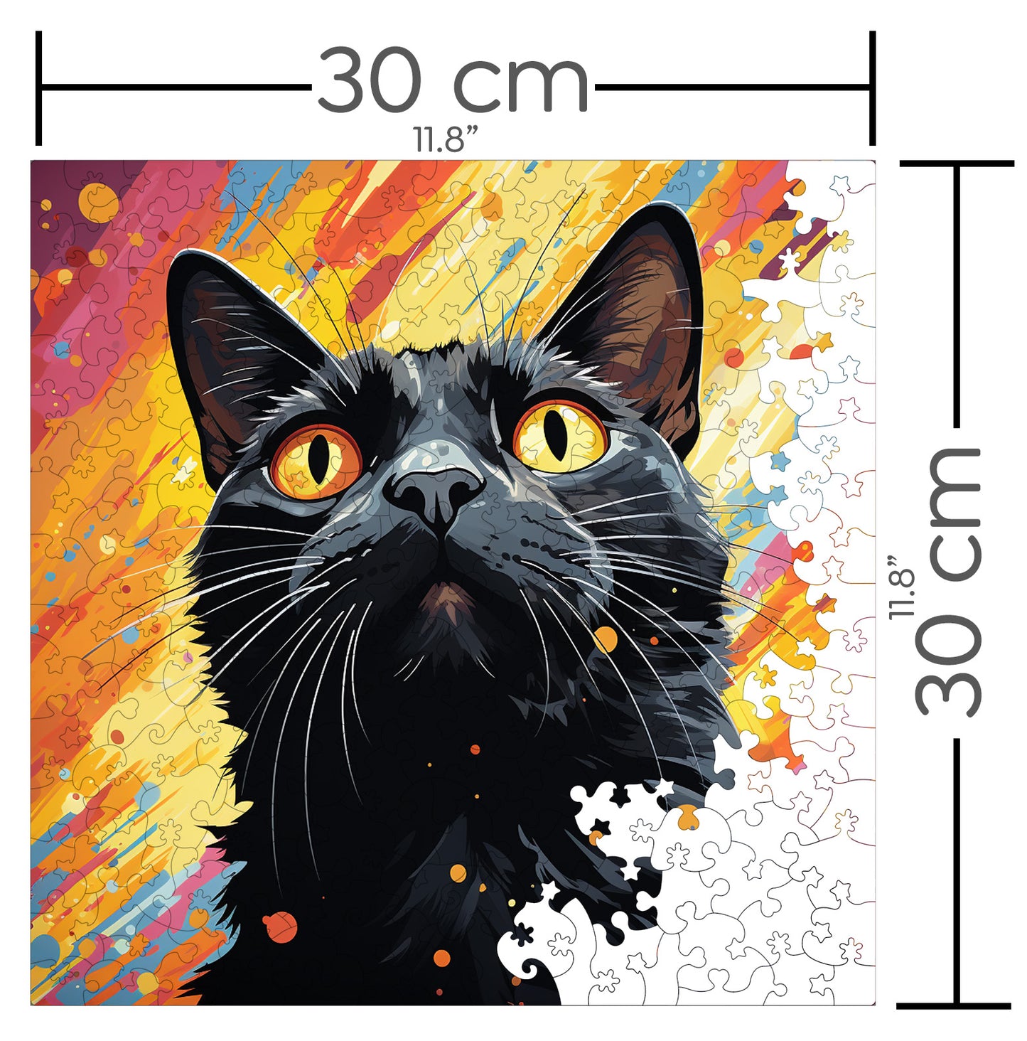 Puzzle cu Pisici - Bombay 3 - 200 piese - 30 x 30 cm