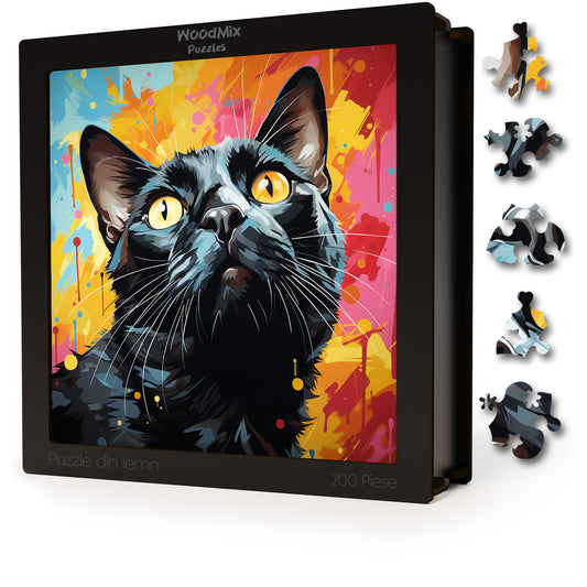 Puzzle cu Pisici - Bombay 4 - 200 piese - 30 x 30 cm