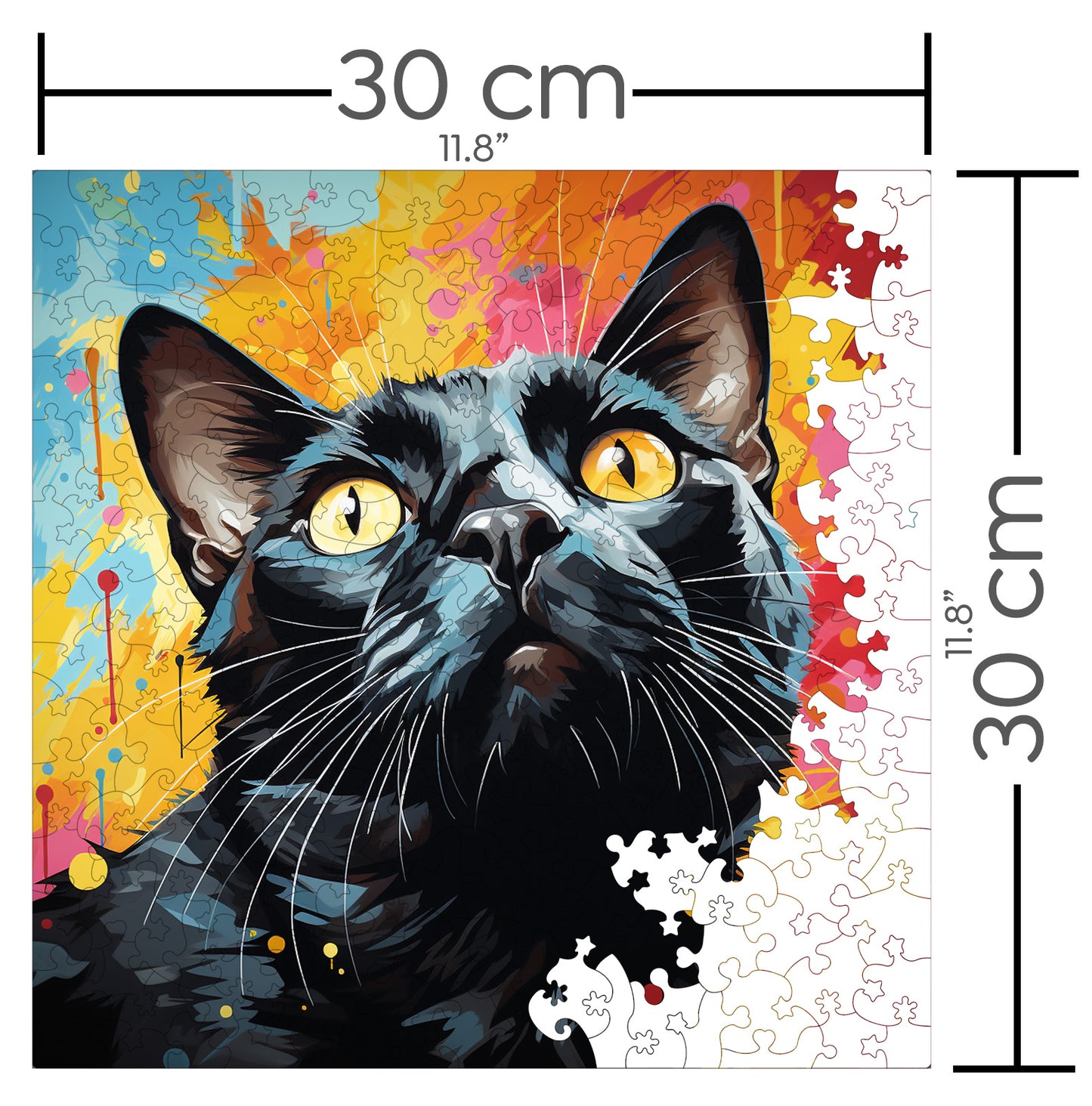 Puzzle cu Pisici - Bombay 4 - 200 piese - 30 x 30 cm