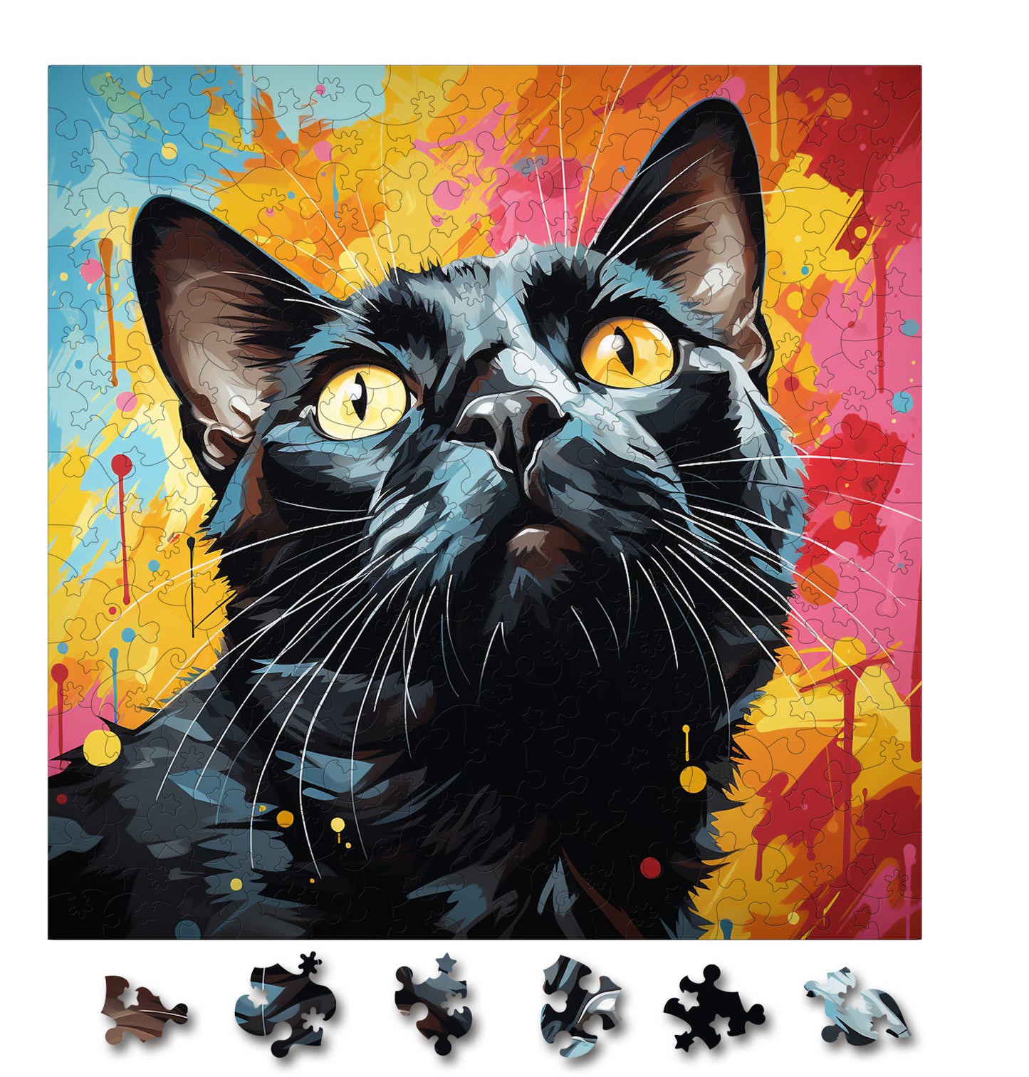 Puzzle cu Pisici - Bombay 4 - 200 piese - 30 x 30 cm