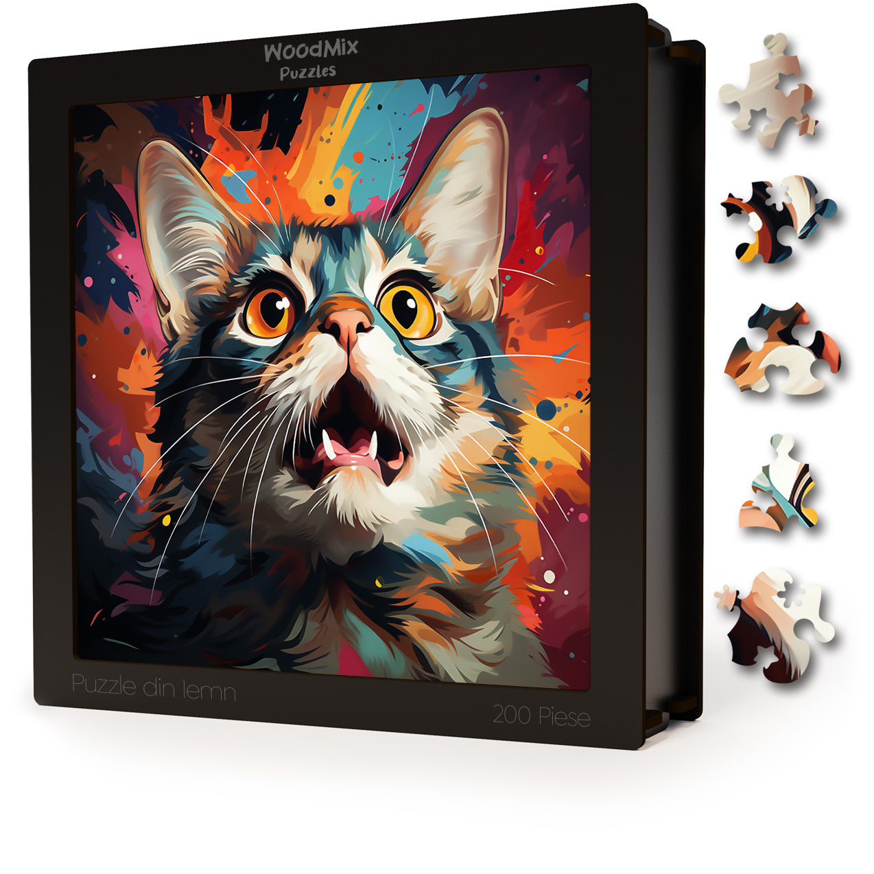 Puzzle cu Pisici - Brazilian Shorthair 3 - 200 piese - 30 x 30 cm