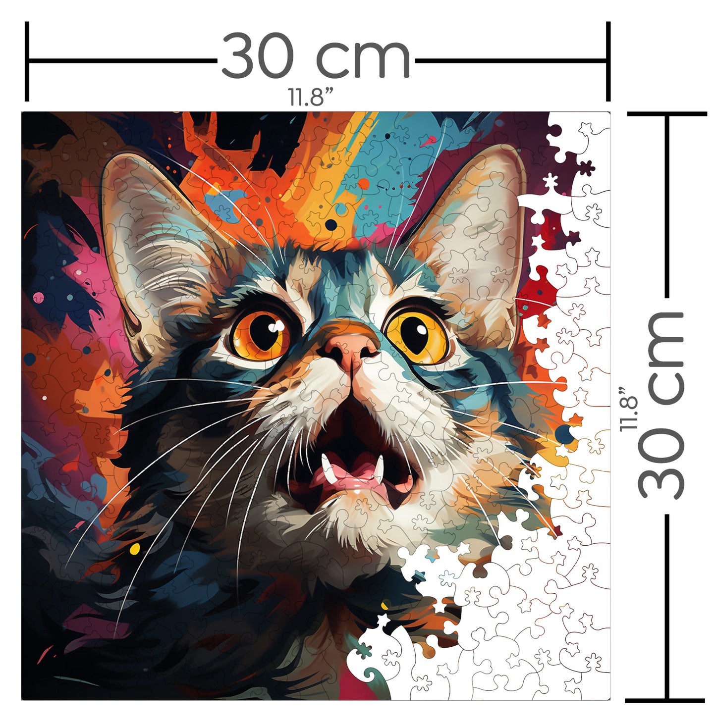 Puzzle cu Pisici - Brazilian Shorthair 3 - 200 piese - 30 x 30 cm