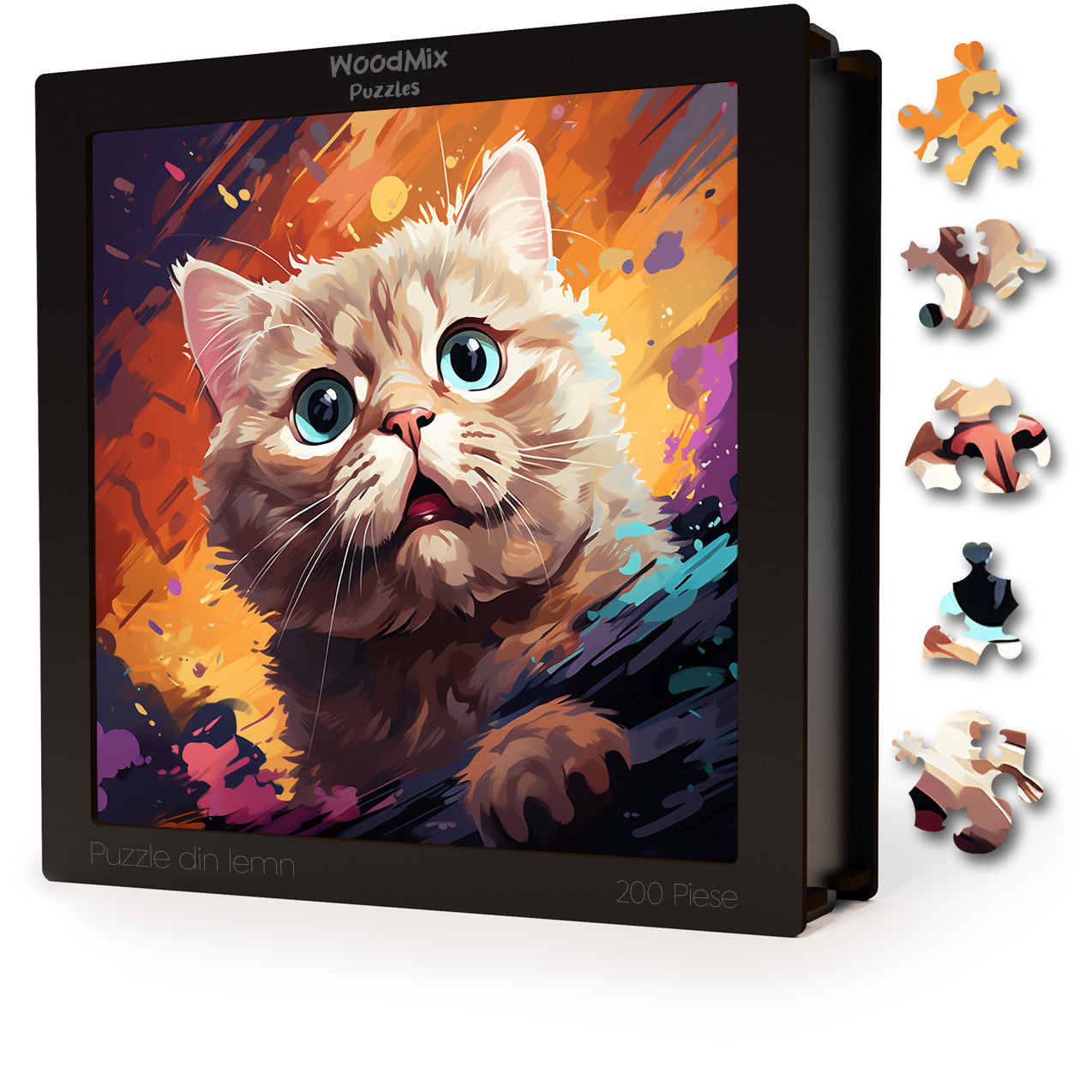 Puzzle cu Pisici - British Shorthair 2 - 200 piese - 30 x 30 cm