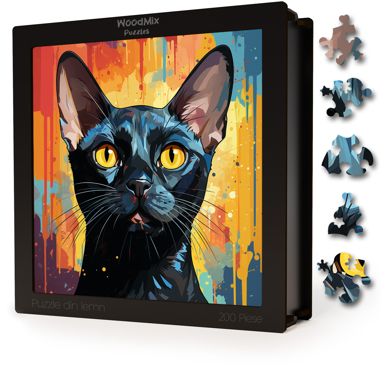 Puzzle cu Pisici - Burmese 1 - 200 piese - 30 x 30 cm