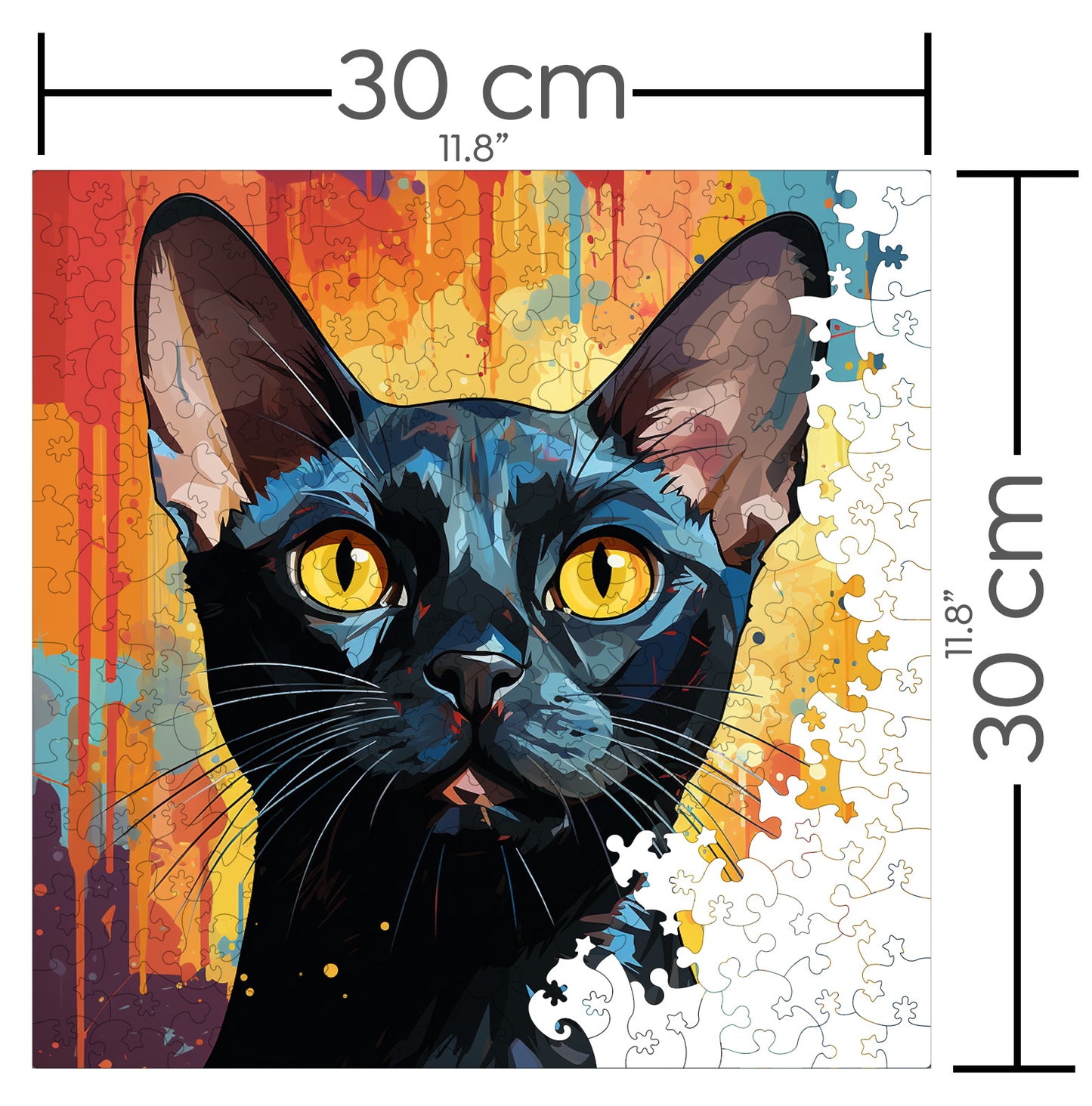 Puzzle cu Pisici - Burmese 1 - 200 piese - 30 x 30 cm