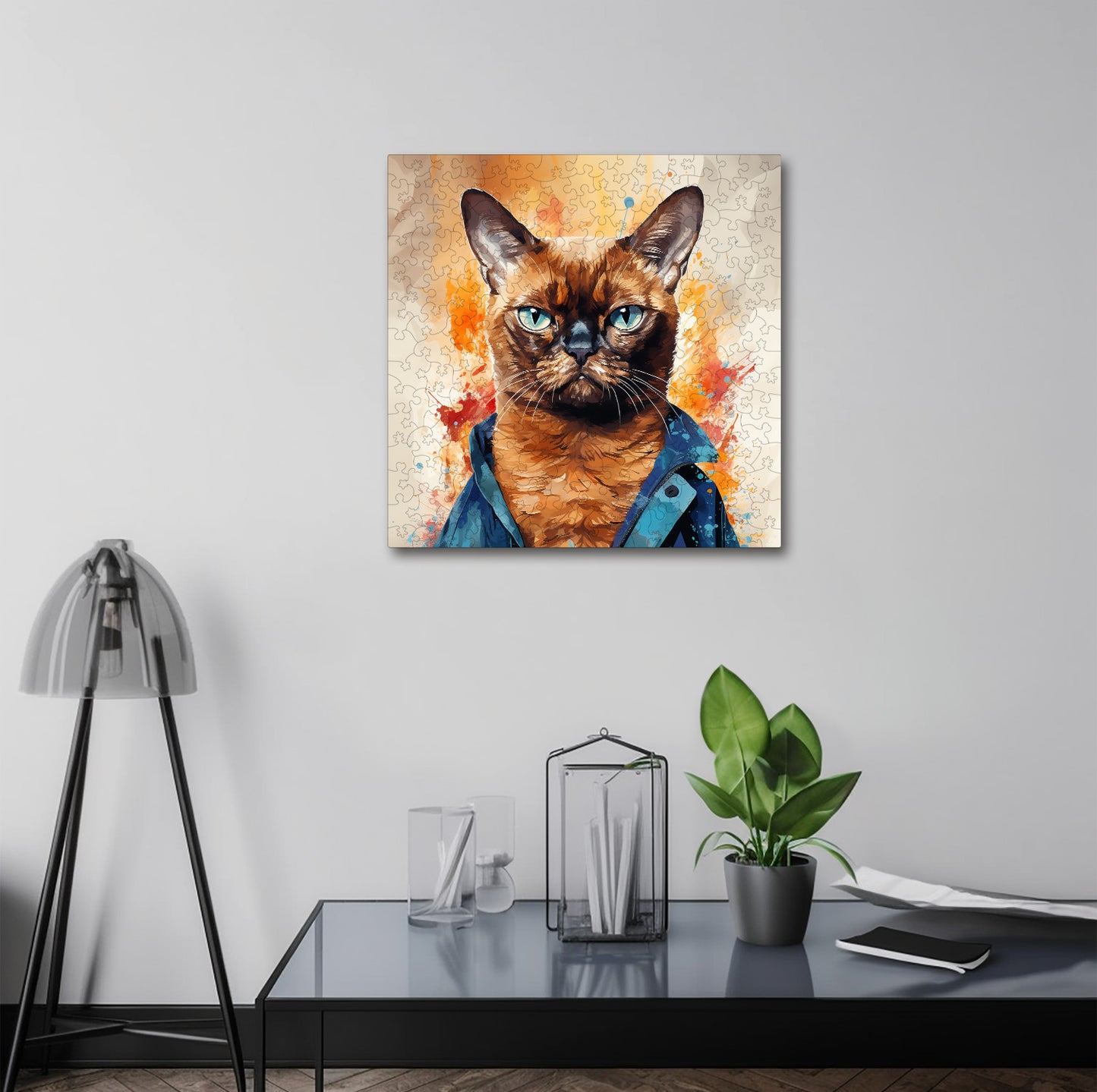 Puzzle cu Pisici - Burmese 2 - 200 piese - 30 x 30 cm