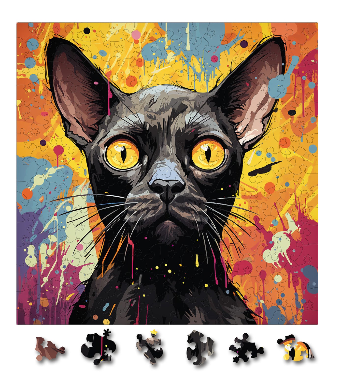 Puzzle cu Pisici - Burmese 4 - 200 piese - 30 x 30 cm