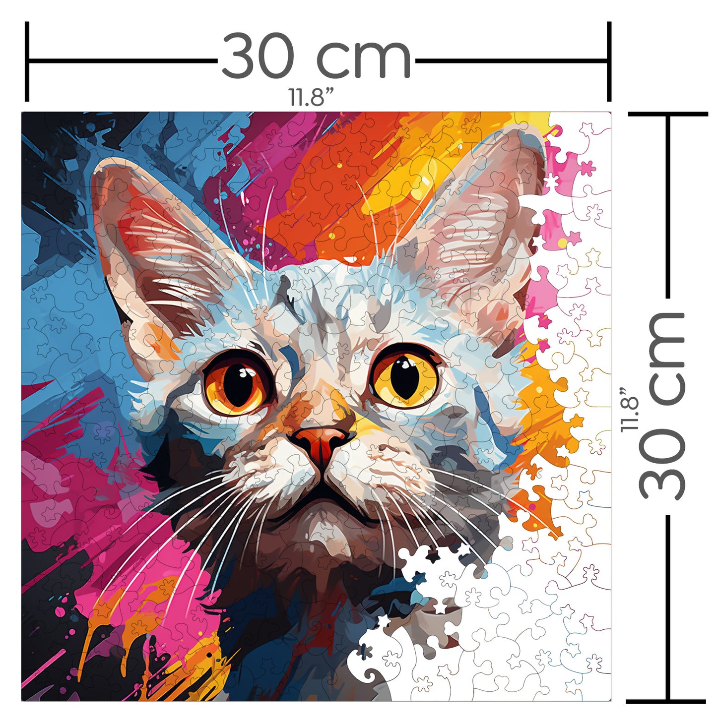 Puzzle cu Pisici - Burmilla 3 - 200 piese - 30 x 30 cm