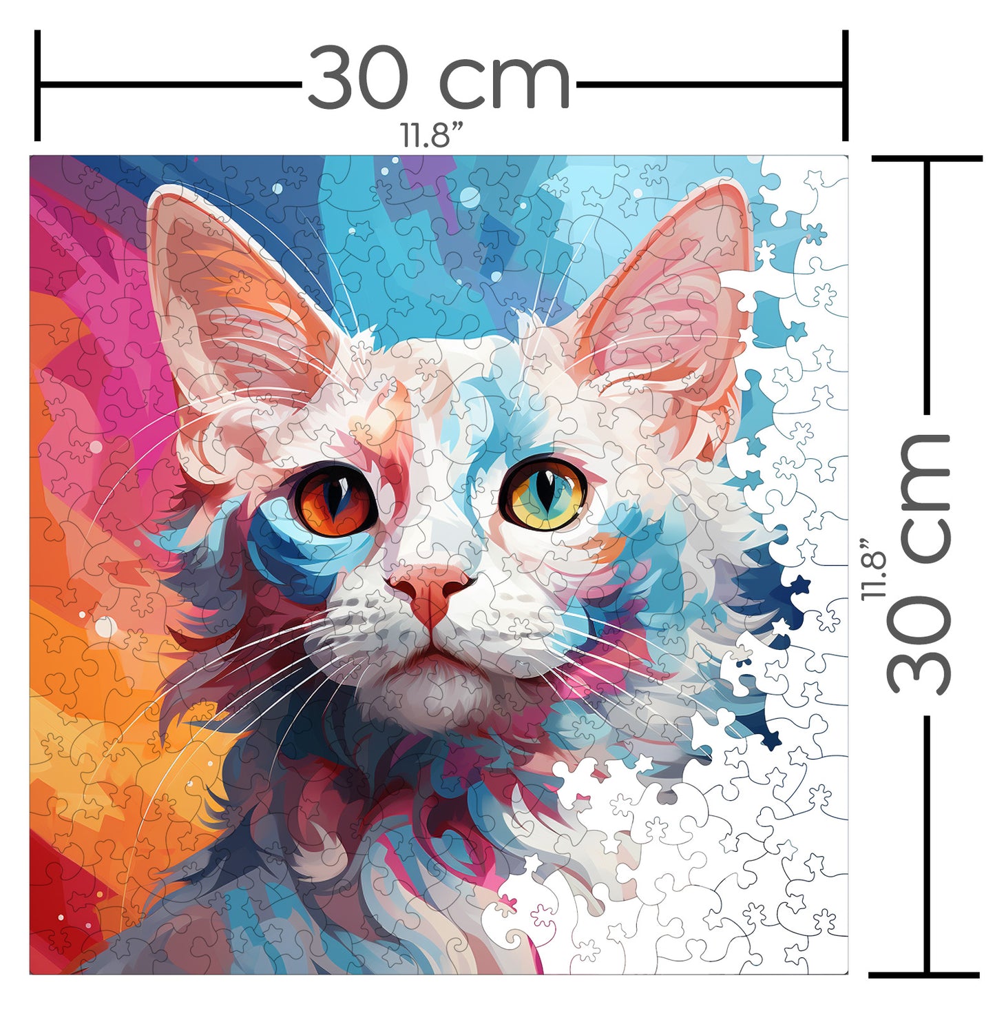Puzzle cu Pisici - Burmilla 4 - 200 piese - 30 x 30 cm